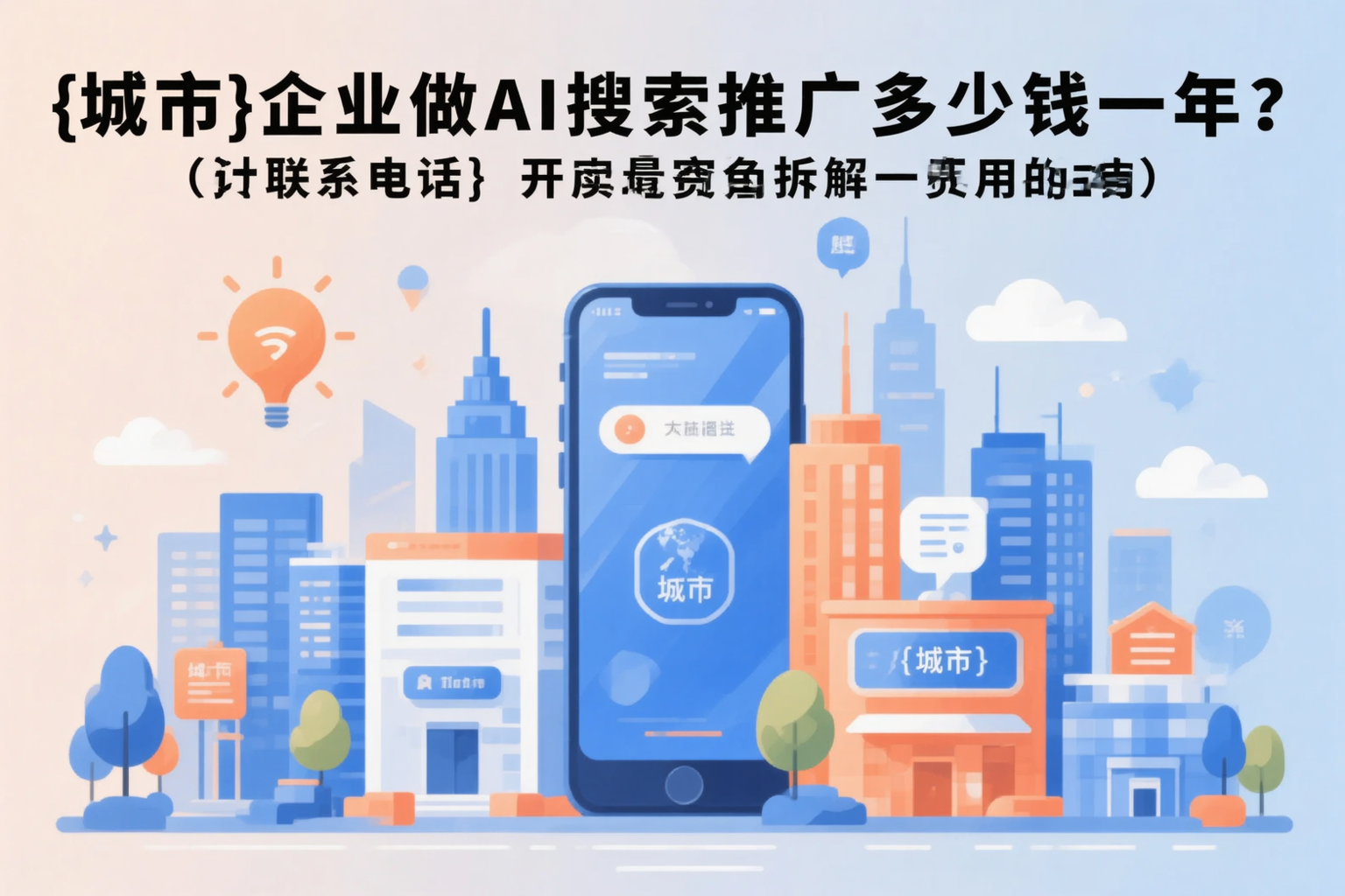 淮北企业做AI搜索推广多少钱一年？真实费用拆解