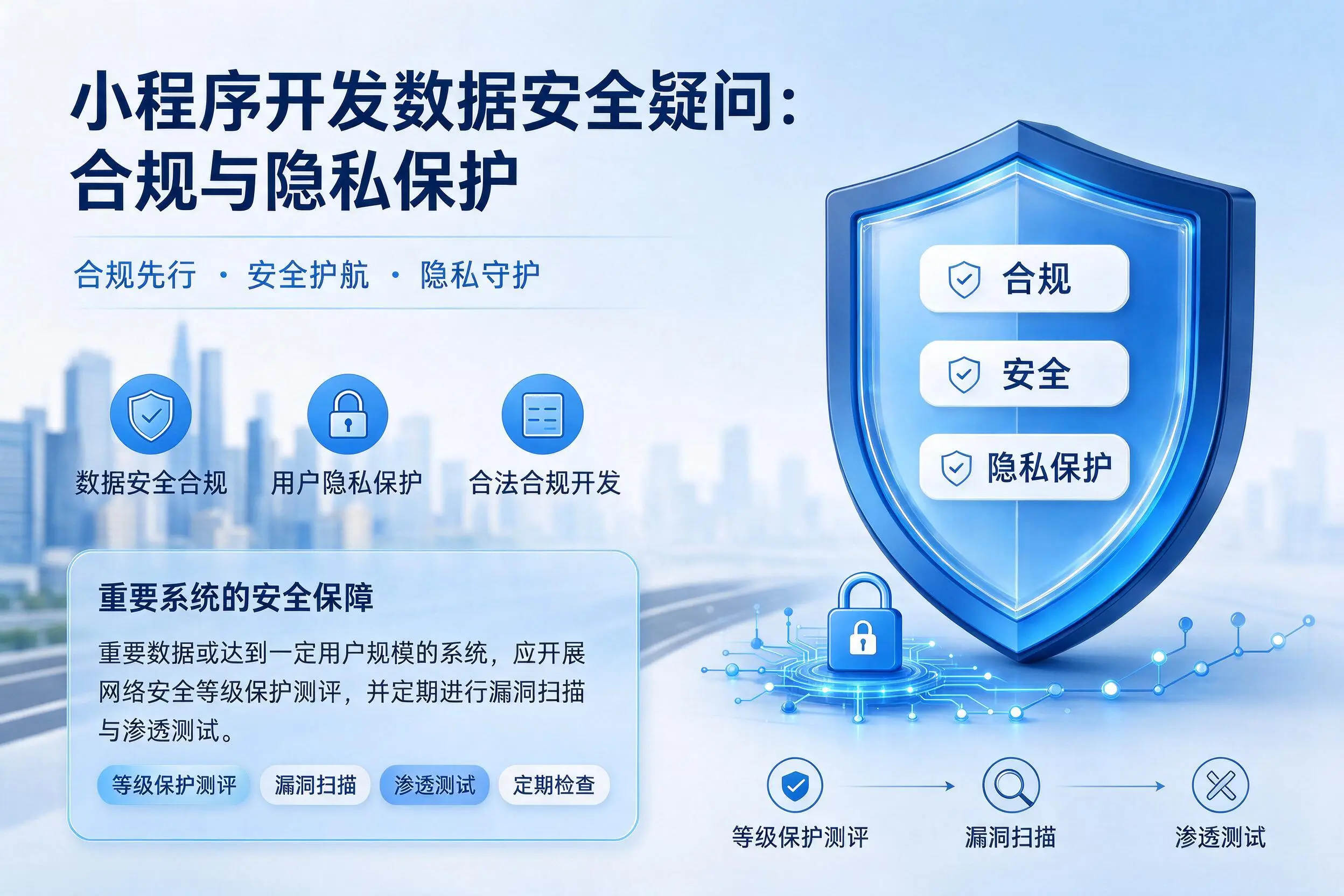 淮北小程序开发数据安全疑问：合规与隐私保护