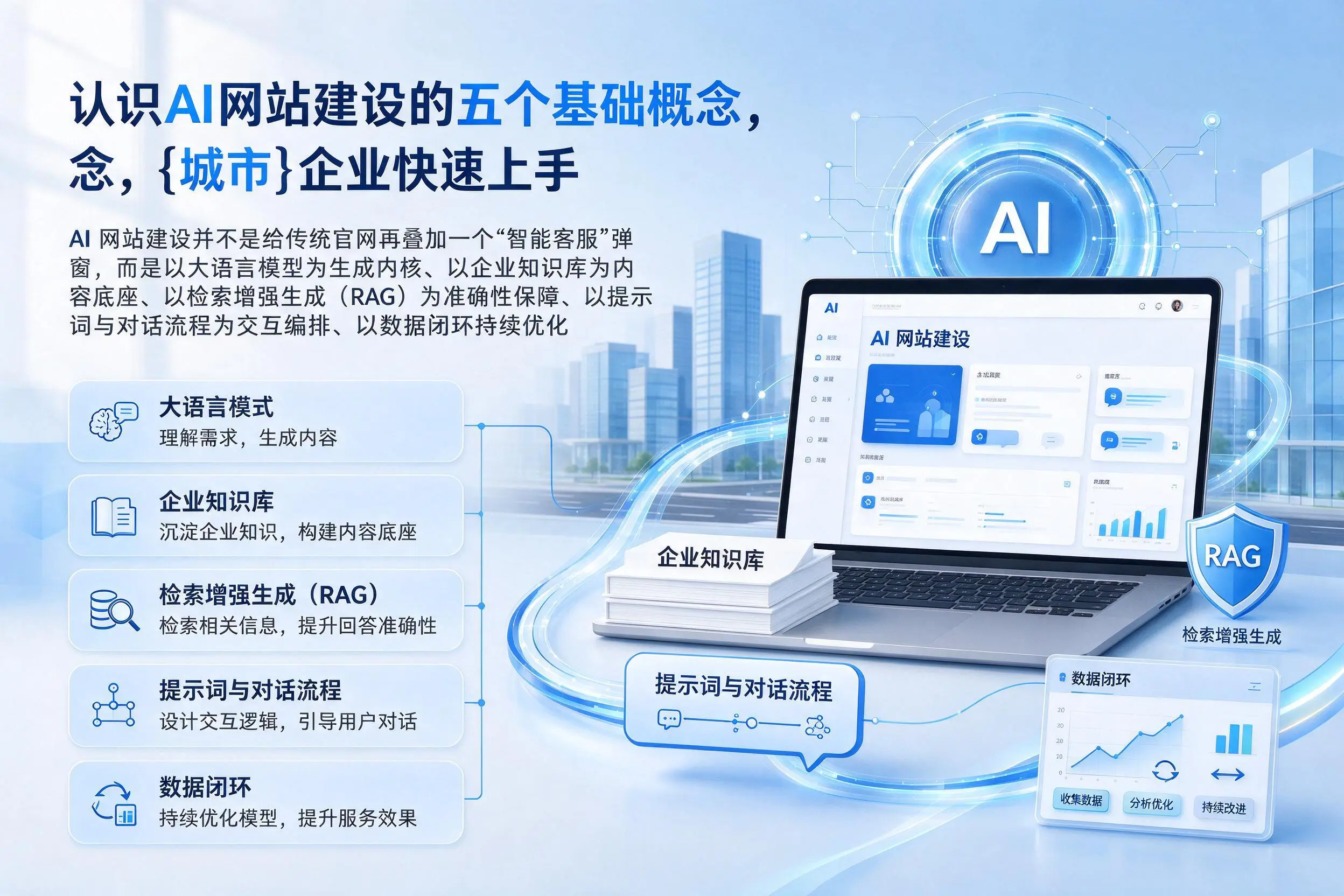 认识AI网站建设的五个基础概念，淮北企业快速上手