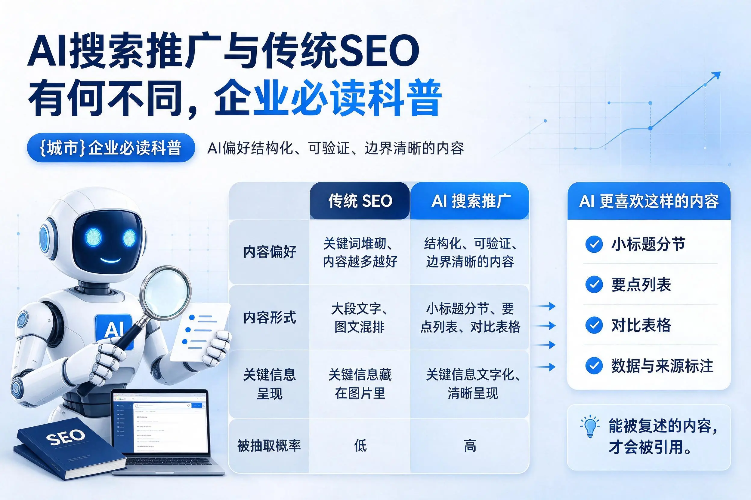 AI搜索推广与传统SEO有何不同,淮北企业必读科普